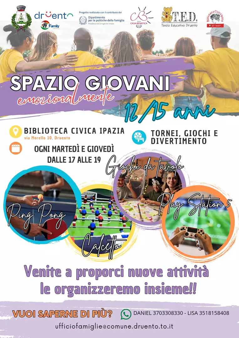 SPAZIO GIOVANI...EMOZIONALMENTE